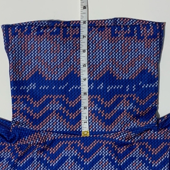 Nike Pro‎ Dri Fit Women’s Blue Long Sleeve cowl Neck Running Top Size Small - Picture 5 of 6